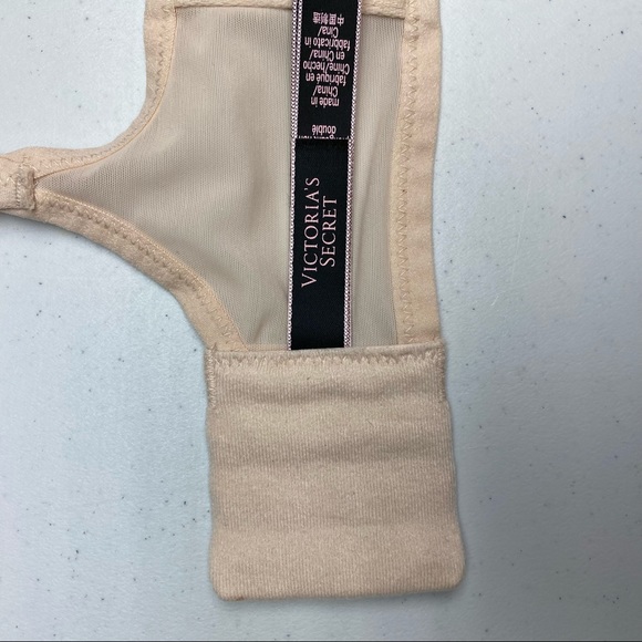 NWOT VS CREM Unlined Mesh Full-coverage Plunge, 32B. *P1034 - Picture 8 of 10